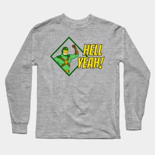 Kiteman! Hell yeah! Long Sleeve T-Shirt